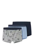 Name It - Nkmboxer 3P Grey Space Noos - Aluspesukomplektid - 134-140