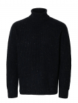Selected - Slhland Ls Knit Relaxed Roll Neck - K&otilde;rge kaelusega - XXL