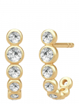 Julie Sandlau - Grace Curve Earstud - R&otilde;ngad - ONE SIZE