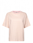 Monki - Short-Sleeved Cotton T-Shirt - L&uuml;hikeste varrukatega - M