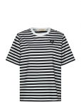 Marimekko - Tasaraita Unikko Ss - L&uuml;hikeste varrukatega - XXL
