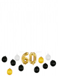 IPK - Diy Balloon Garland 60 Years - Laste s&uuml;nnip&auml;ev - 0