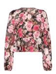 By Ti Mo - Satin Flounce Top - Pikkade varrukatega - XL