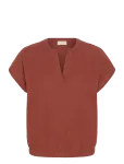 Kaffe - Kapauline Blouse - L&uuml;hikeste varrukatega - 44