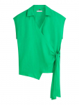Tommy Hilfiger - Linen Knot Ns Top - Varrukateta - 44