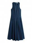 Tommy Hilfiger - Linen Blend Hourglass Midi Drs - P&otilde;lveni ja midi - 36