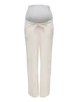 Only Maternity - Olmsiesta Mw Pull-Up Linen Bl Pant Noos - Sirge s&auml;&auml;rega - S x 32
