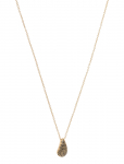Bud To Rose - Drop Crystal Necklace Black/Silver - &Otilde;rnad kaelakeed - ONE SIZE