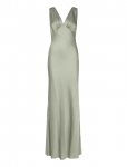 Malina - Thelma Open Back Satin Maxi Dress - Maksikleidid - 48