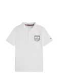 Tommy Hilfiger - Flag Outline Polo Ss - L&uuml;hikeste varrukatega polos&auml;rgid - 140
