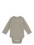 En Fant - Body Ls Rib Stripe - Pikkade varrukatega - 56