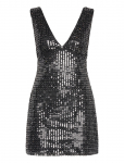 Malina - Ellen Sequin Deep V Mini Dress - L&uuml;hikesed kleidid - 38