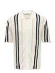 ONLY & SONS - Onsleon Reg Ss Shirt Knit - L&uuml;hikeste varrukatega kootud polos&auml;rgid - S