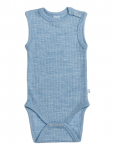 Smallstuff - Body Ns, Light Blue Melange Drop Needle, Merino Wool - Varrukateta bodid - 68