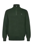Polo Ralph Lauren - Mesh-Knit Cotton Quarter-Zip Sweater - Poolpika lukuga džemprid - XXL