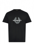 Belstaff - Surface T-Shirt Black - L&uuml;hikeste varrukatega - XXL