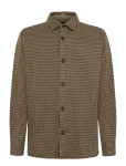 Knowledge Cotton Apparel - Loose Houndtooth Overshirt - Kerged jakid - M