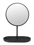 Blomus - Vanity Mirror - 28 X 20 X 10 Cm - Modo - Black - Vannitoapeeglid - L 20CM