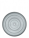 Iittala - Kastehelmi Plate 248Mm Grey - Praetaldrikud - 248 MM