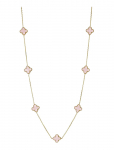 Bud To Rose - Clover Multi Necklace Pink/Gold - Kett-kaelakeed - ONE SIZE