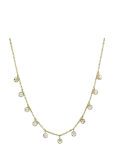 Bud To Rose - Lima Charm Necklace Clear/Gold - Kett-kaelakeed - ONE SIZE