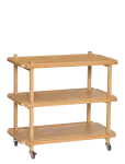 H&uuml;bsch - Crayon Trolley Natural - Ratastega lauad - 70X38X70CM