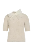 Vila - Viitza O-Neck 2/4 Bow Knit Top/Bfs - Džemprid - L