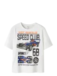 Name It - Nkmsiddi Hotwheels Ss Nreg Top Box Mat - L&uuml;hikeste varrukatega - 122-128