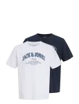 Jack & Jones - Jjedenver Logo Tee Ss O-Neck 2Pk Mp - L&uuml;hikeste varrukatega - S
