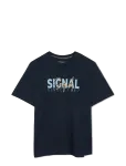 SIGNAL - 10.3591 Owensi Print Tee + - L&uuml;hikeste varrukatega - M