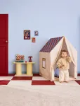 Kid's Concept - Play House Tent Dusty Blue Check - Lastevoodid ja aksessuaarid - ONE SIZE