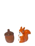 DOIY - Salt Og Peber S&aelig;t - Forest - Squirrel - Soola- ja pipraveskid - H7.5CM