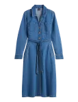 GAP - Denim Tie-Belt Midi Dress From The Gap Collection - Teksakleidid - XS
