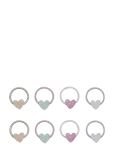 Mimi & Lula - 8 Ponies - Mini Teeny Heart - Scrunchies & Hair Ties - ONE SIZE
