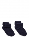 Minymo - Baby Rib Sock W. Fold (2-Pack) - Beebisokid - 15-18