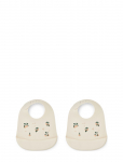Liewood - Tilda Silicone Bib 2-Pack - Varrukateta pudip&otilde;lled - ONE SIZE