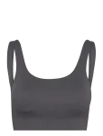 Aim&acute;n - Shadow Grey Ribbed Seamless Bra - Sports Bras - All - XS