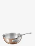 Mauviel - Sauter Pan Plump M'6S 3,2 Liter 24 X 8,2 Cm Copper/Steel - Keedu- ja hautamispotid - 3.2 l