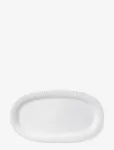 K&auml;hler - Hammersh&oslash;i Oval Serving Dish 40X22.5 White - Serveerimisvaagnad - ONE SIZE 22