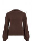 Vila - Viril Turtle-Nk Balloon L/S Top - Noos - K&otilde;rge kaelusega - XXL