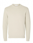 Selected - Slmdane Ls Knit Structure Crew Neck Noos - &Uuml;mara kaelusega - XXL