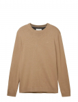 Tom Tailor - Basic Crewneck Knit - &Uuml;mara kaelusega - XXL