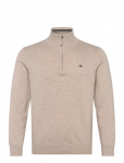 GANT - Classic Cotton Half Zip - Poolpika lukuga džemprid - XXXL