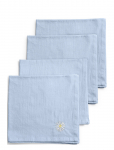 Midnatt - Servietter 4-Pak Daisy - Riidest salvr&auml;tikud - 40X40CM