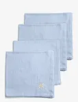Midnatt - Napkins 4-Pack Daisy - Riidest salvr&auml;tikud - 40X40CM