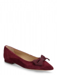 Lauren Ralph Lauren - Londyn Bow-Trim Suede Ballet Flat - Baleriinad - 40
