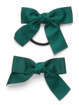 Pipol's Bazaar - Sandra Bow Clip Plus Elastic Green - Juukseklambrid - ONE SIZE