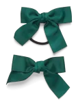 Pipol's Bazaar - Sandra Bow Clip Plus Elastic Green - Juukseklambrid - ONE SIZE