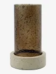 House Doctor - Candle Holder, Hdrivo, Brown - Teek&uuml;&uuml;nlajalad - H:21.5CM