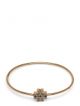 Tory Burch - Eleanor Pave Hinged Cuff - K&auml;ev&otilde;rud - M